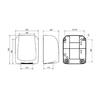 High Speed Hand Dryer Ave Satin